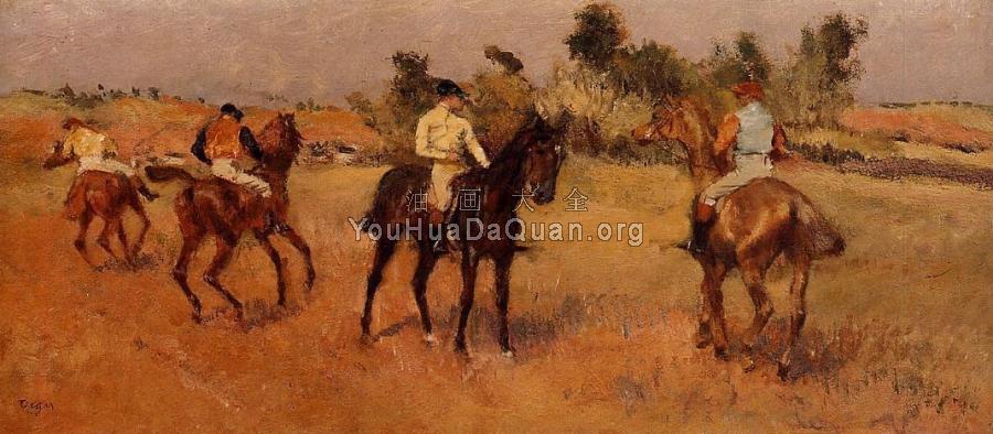 Four Jockeys - 埃德加·德加